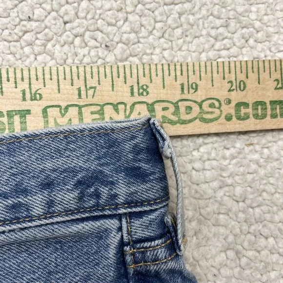 Levis Jeans Mens 36x29 Blue 501 ST Straight Leg Button Fly Denim - Picture 9 of 13